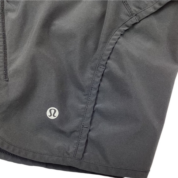 Lululemon Run Times Short 4-way Stretch, size 10 Tall, 4", Black - Picture 5 of 7